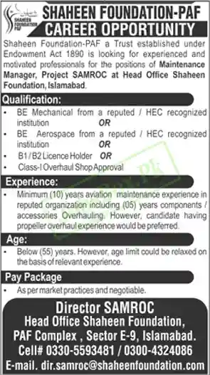 Latest Pakistan Air Force Jobs 2024| Join PAF (Online Apply)