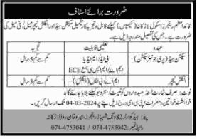 Quaid e Azam Rangers School Jobs in Larkana 2024 AS Teaching Faculty