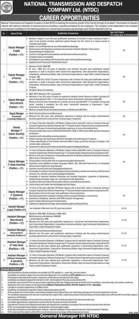 Pakistan National Testing Service Jobs 2024 | NTS Online Apply