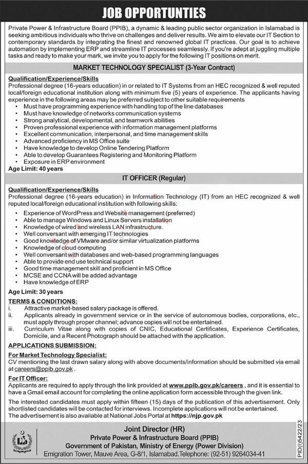 Latest Ministry of Energy Jobs 2024 | Online PAEC Apply